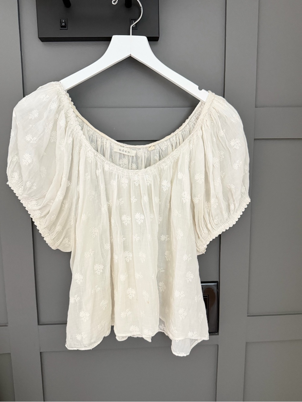 Dôen Pomeline Top in Salt